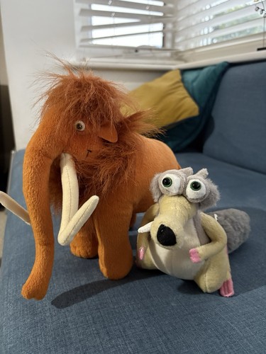 Mattel ice age plush duo - mattel,